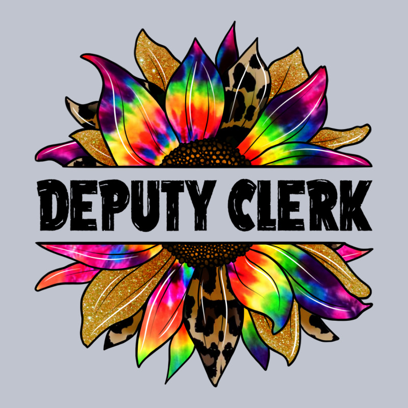 Deputy Clerk Tie Dye Sunflower Premium Hoodie by Jasminsmagicworld | Teevron