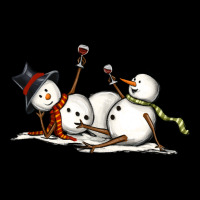Snowman With Wine Premium Sweatshirt | Teevron