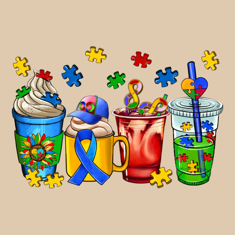Autism Coffee Cup Classic Tee by AdoDesignShop | Teevron