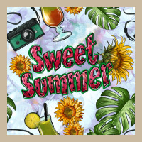 Sweet Summer Seamless Pattern Long Sleeve Tee | Teevron