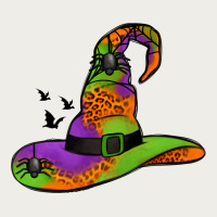Witch Hat With Spiders Zipper Hoodie | Teevron