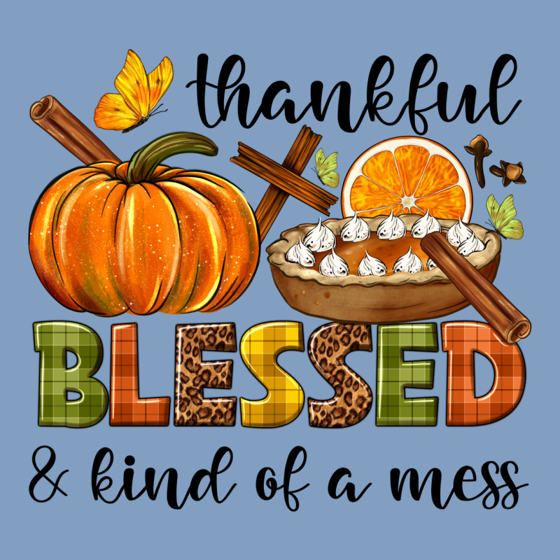 Thankful Blessed And Kind Of A Mess Urban Hoodie by NancyCooperArtShop | Teevron