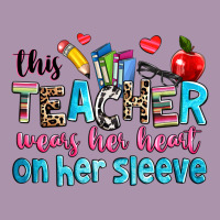 This Teacher Wears Her Her On Her Sleeve Heavyweight Hoodie | Teevron