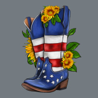 American Cowboy Boot With Sunflower Heavyweight Sweatshirt | Teevron