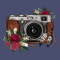 Floral Feather Vintage Camera Vintage Tee | Teevron