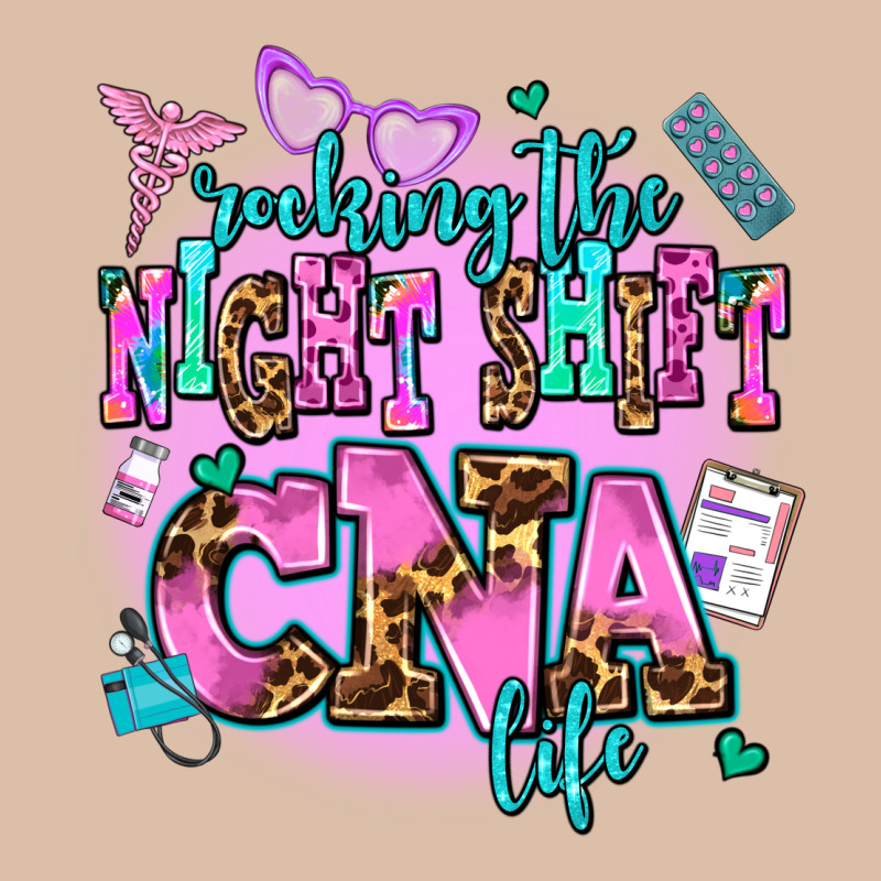 Rocking The Night Shift Cna Life Urban Heavy Tee by AdoDesignShop | Teevron