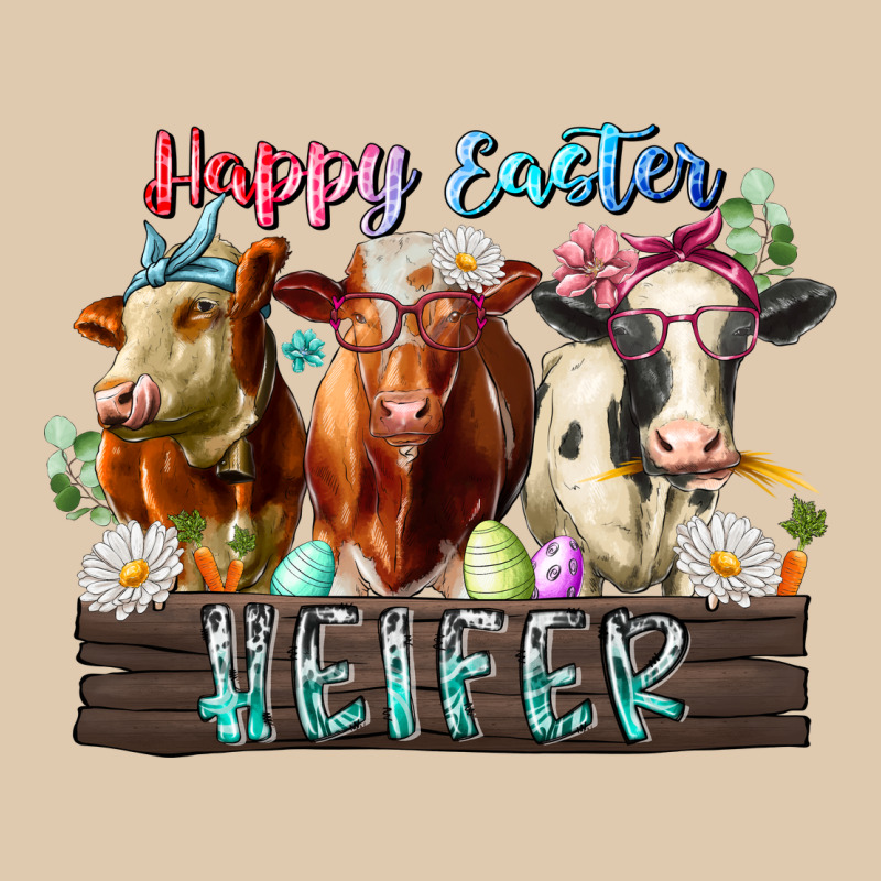 Happy Easter Heifer Heavyweight Sweatshirt by RacoonDesign | Teevron
