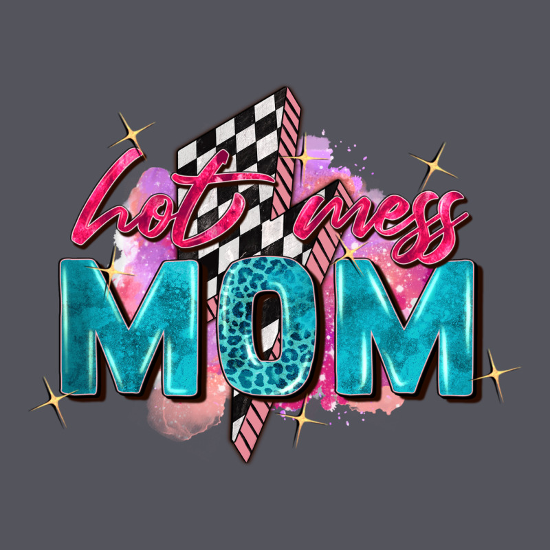 Hot Mess Mom Vintage Hoodie by Zillion Design Studio | Teevron