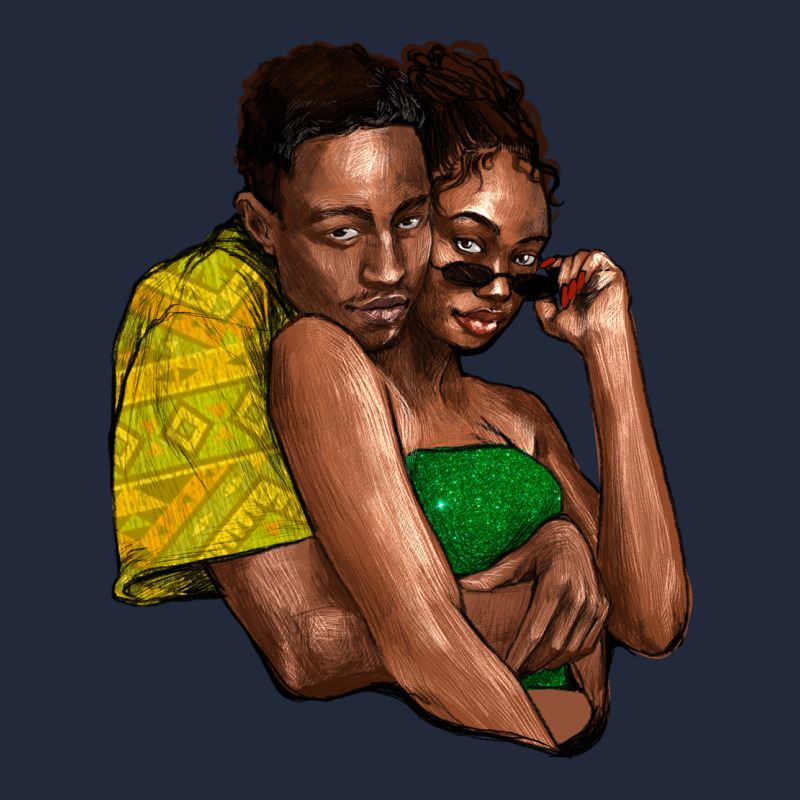 Black Couple Premium Sweatshirt by NancyCooperArtShop | Teevron