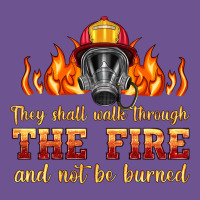 The Fire With Firefighter Air Mask Vintage Tee | Teevron