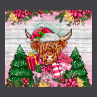 Pink Christmas Cow Heavyweight Hoodie | Teevron