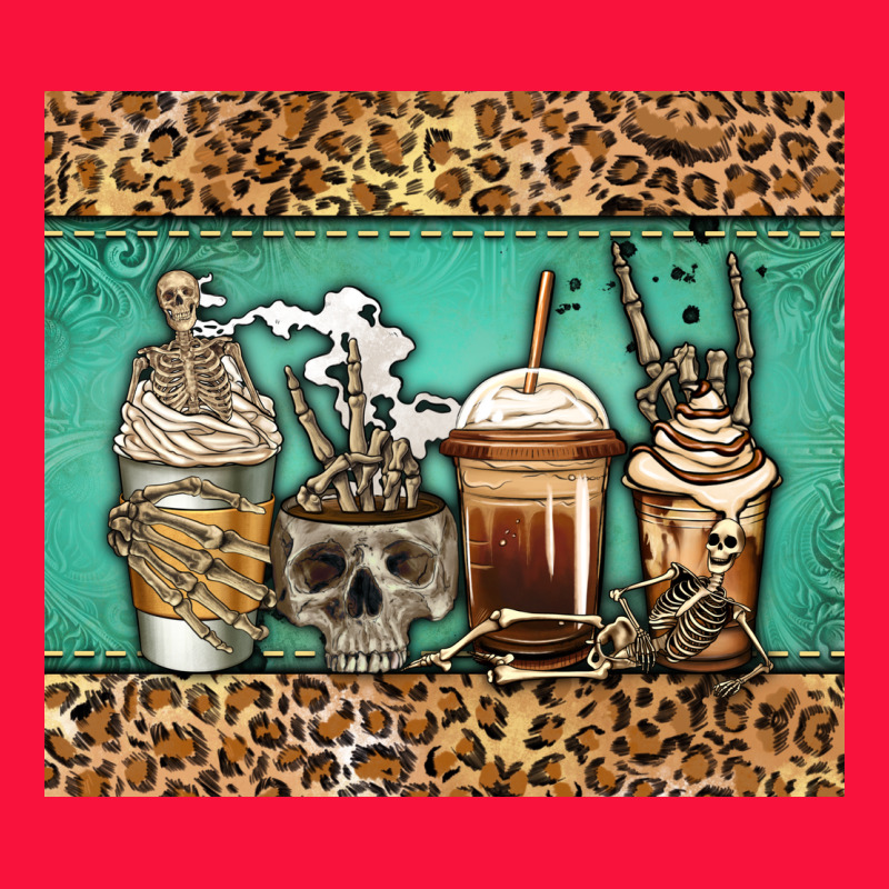 Skeleton Coffee Cups Classic Tee by Jasminsmagicworld | Teevron