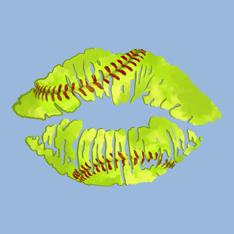 Softball Lips Premium Hoodie by AdoDesignShop | Teevron