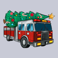 Christmas Fire Truck Heavyweight Hoodie | Teevron