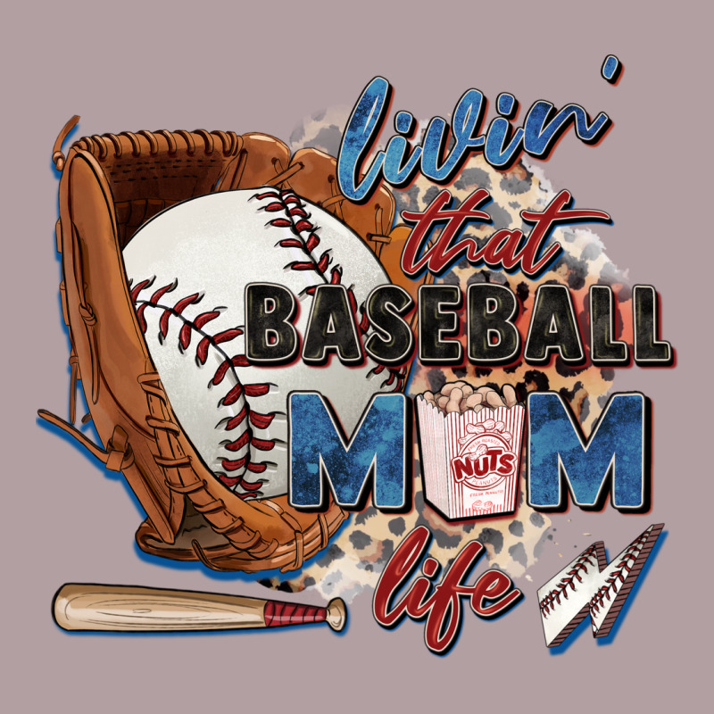 Livin' That Baseball Mom Life Vintage Hoodie by Zillion Design Studio | Teevron