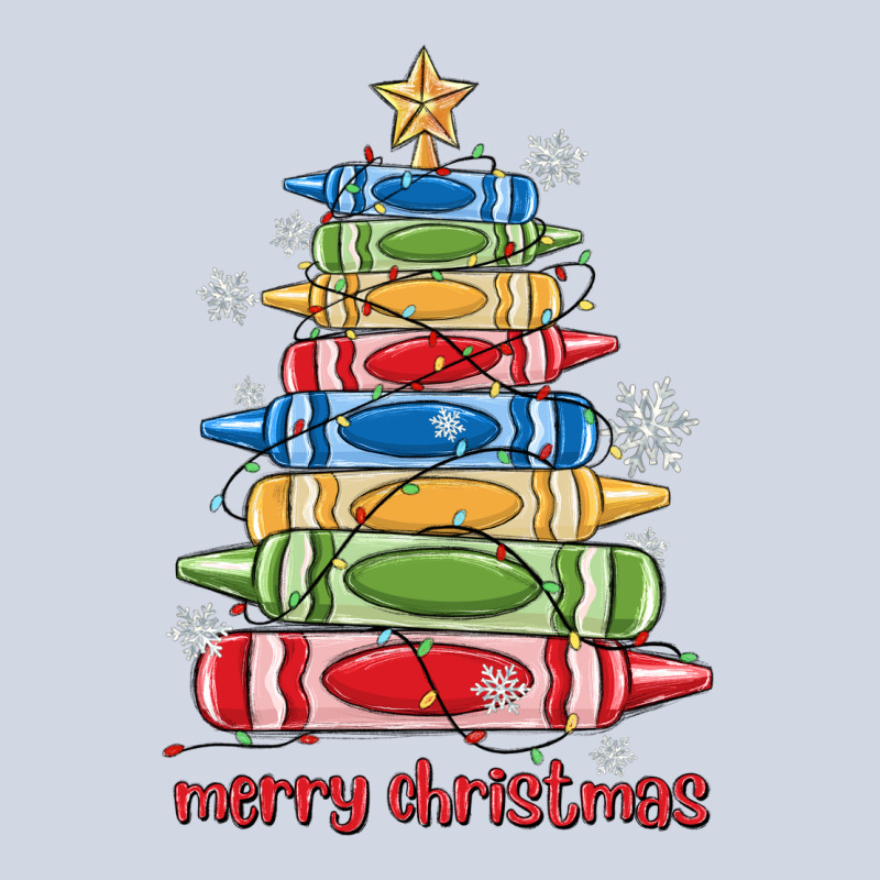 Crayons Tree Christmas Premium Sweatshirt by MaliasSmallBusiness | Teevron