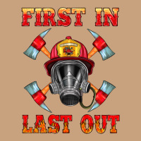 Firefighter Face Mask With Axes Vintage Tee | Teevron