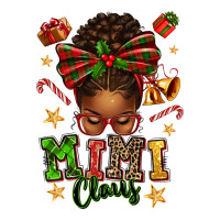 mimi claus afro messy bun | Teevron