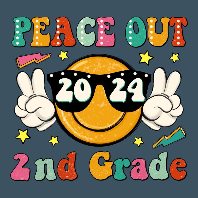 Peace Out 2024 2nd Grade Urban Heavy Tee by JahusDesignShop | Teevron