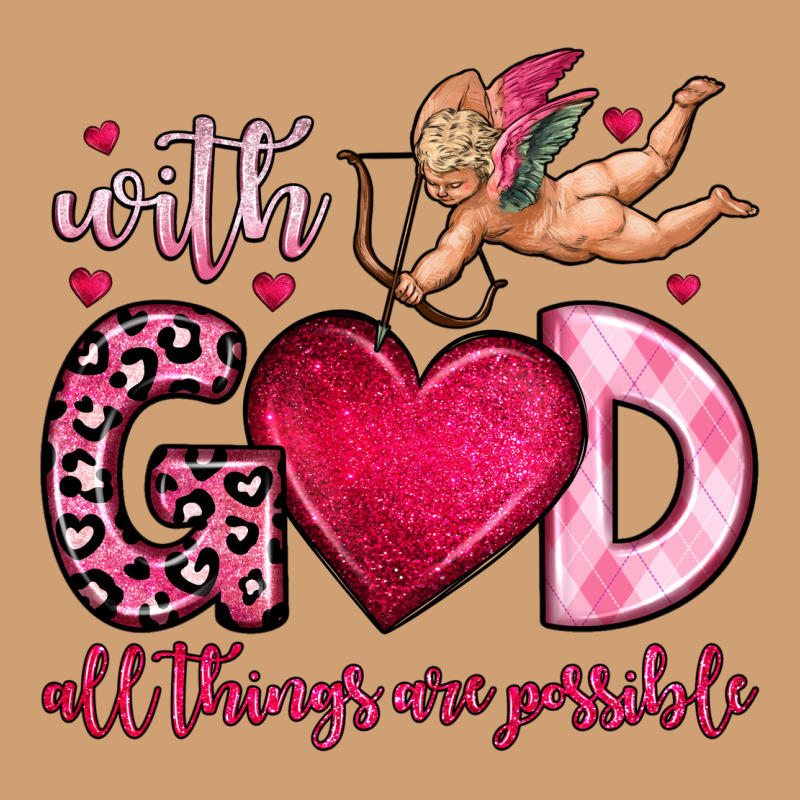 With God All Things Are Possible Vintage Tee by OliviaCreatesArt | Teevron