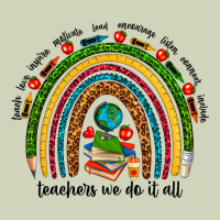 Teachers We Do It All Rainbow Heavyweight Hoodie | Teevron