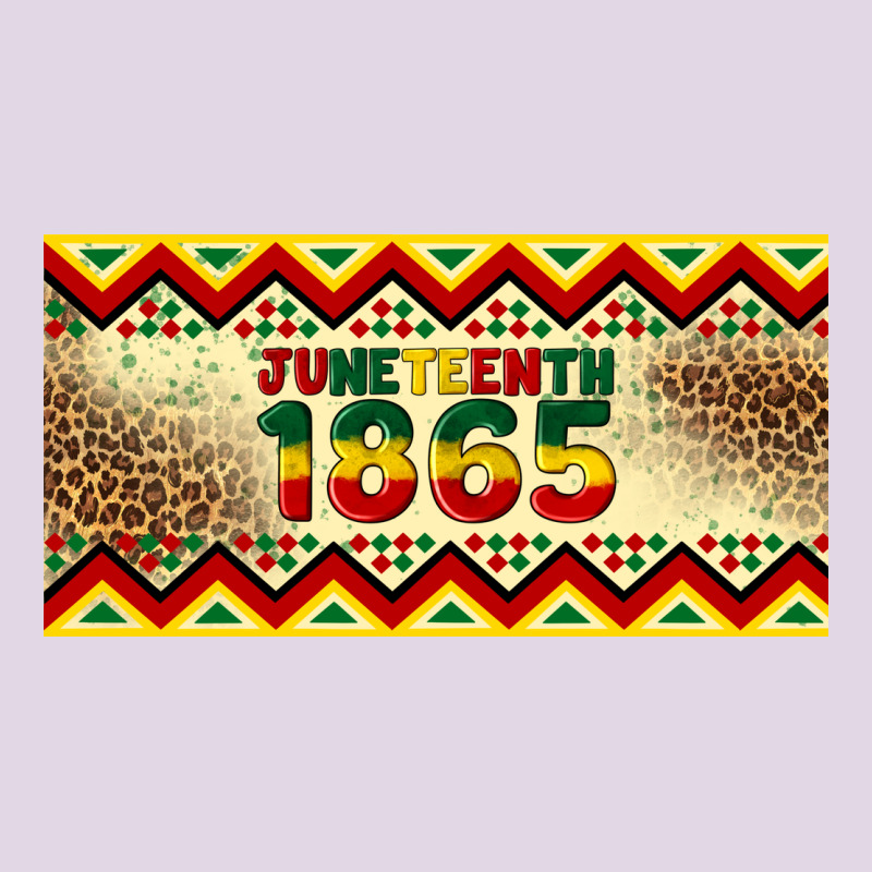 Juneteenth 1865 Leopard Licence Plate Template Classic Tee by Artiststas | Teevron