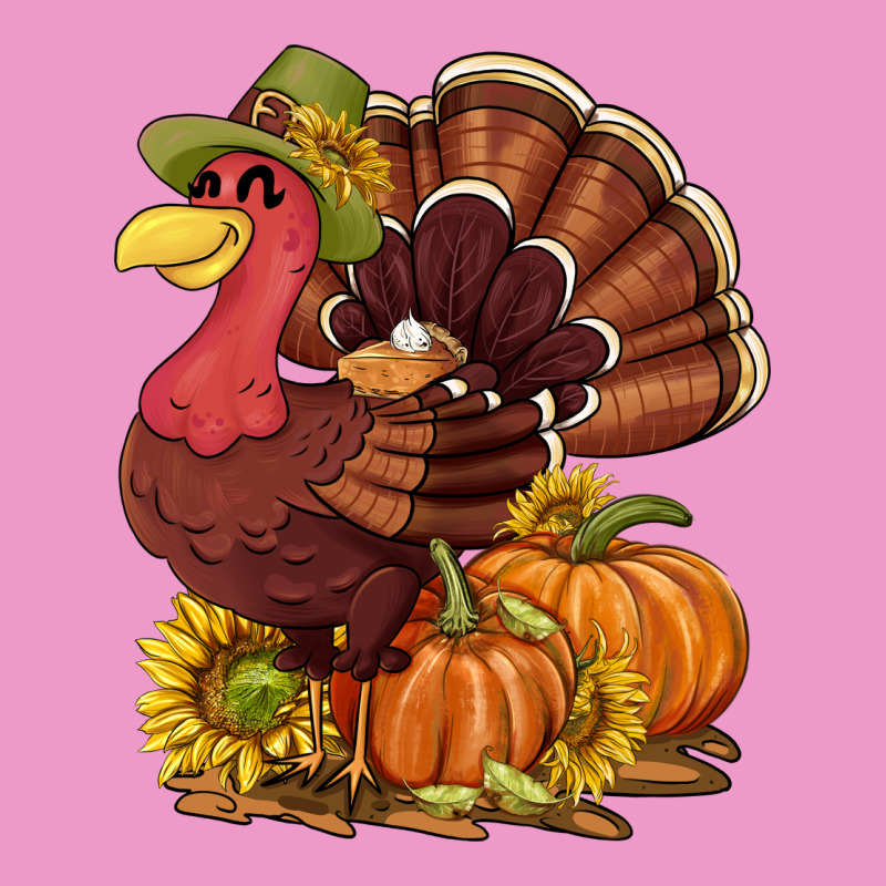 Thanksgiving Turkey With Pumpkin And Sunflower Urban Hoodie by NancyCooperArtShop | Teevron