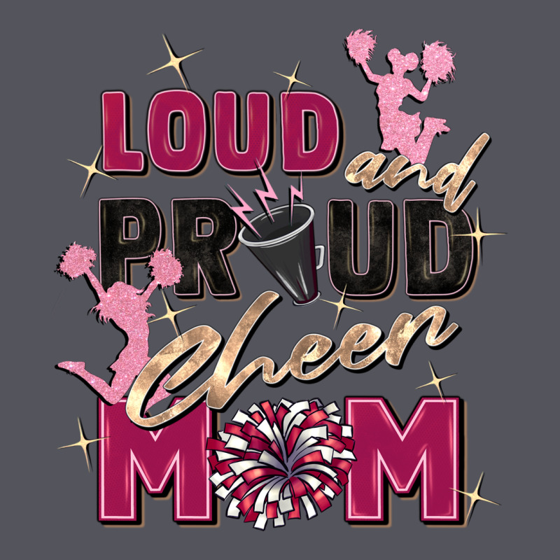Loud And Proud Cheer Mom Vintage Hoodie by Zillion Design Studio | Teevron