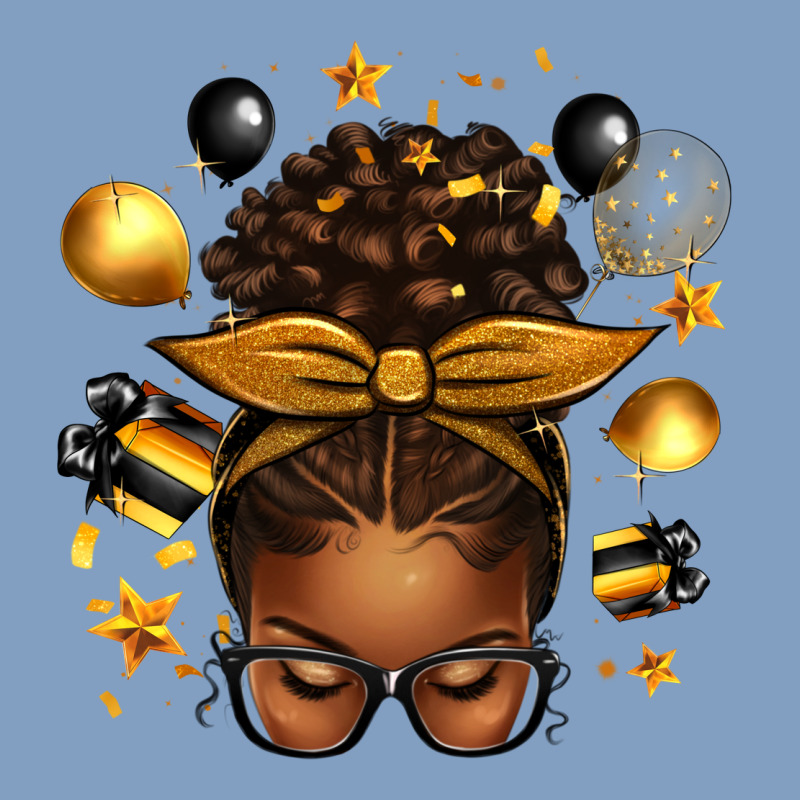 New Year's Eve Afro Messy Bun Urban Hoodie by texasbilliewilder | Teevron