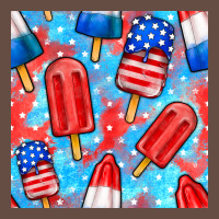 4th Of July Popsicle Seamless Pattern Long Sleeve Tee | Teevron