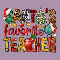 Santas Favorite Teacher Heavyweight Hoodie | Teevron