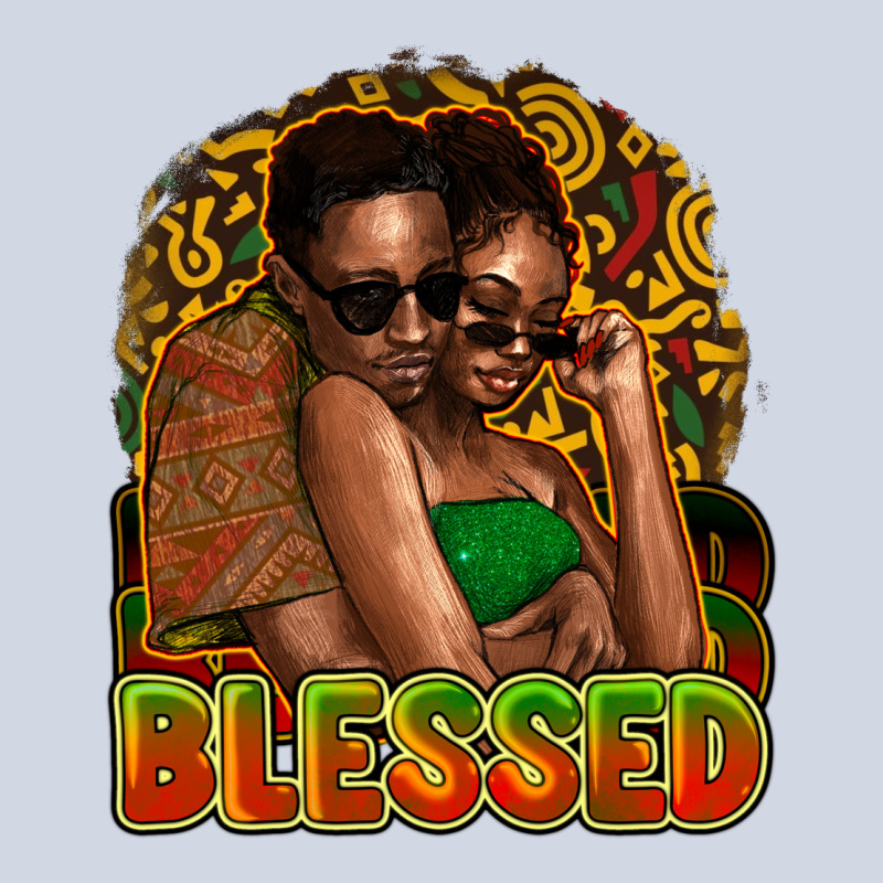 Black Couple Blessed Premium Sweatshirt by NancyCooperArtShop | Teevron