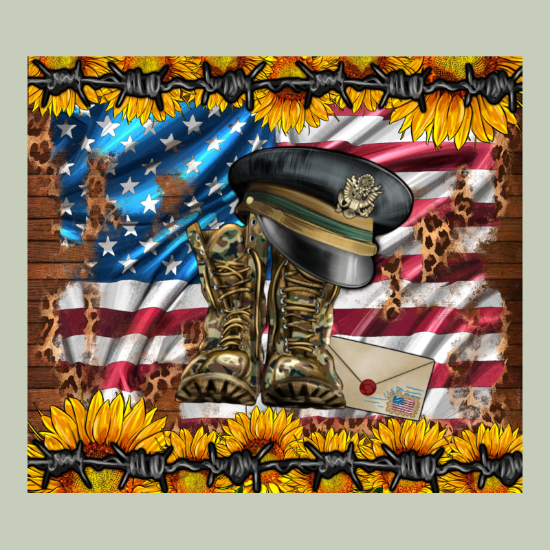 Westerm Usa Army Boots Long Sleeve Tee by Artiststas | Teevron