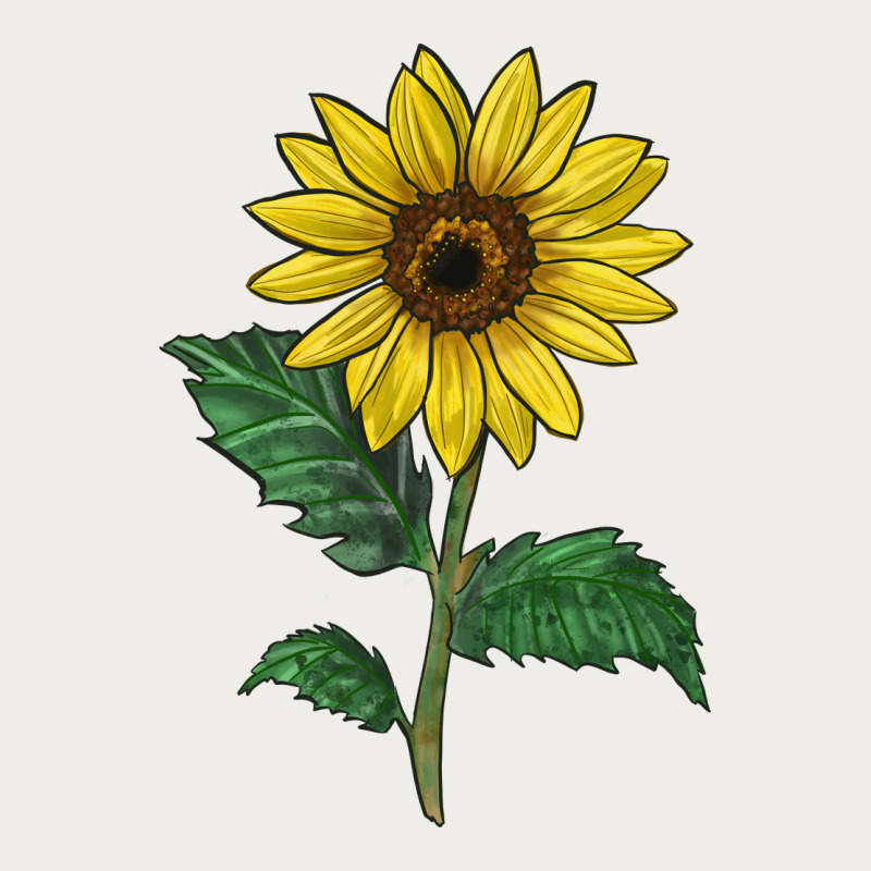 Sunray Yellow Sunflower Zipper Hoodie by LillyAllenDesigns | Teevron