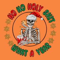 Ho Ho Holly Shit Skeleton Santa Premium Sweatshirt | Teevron