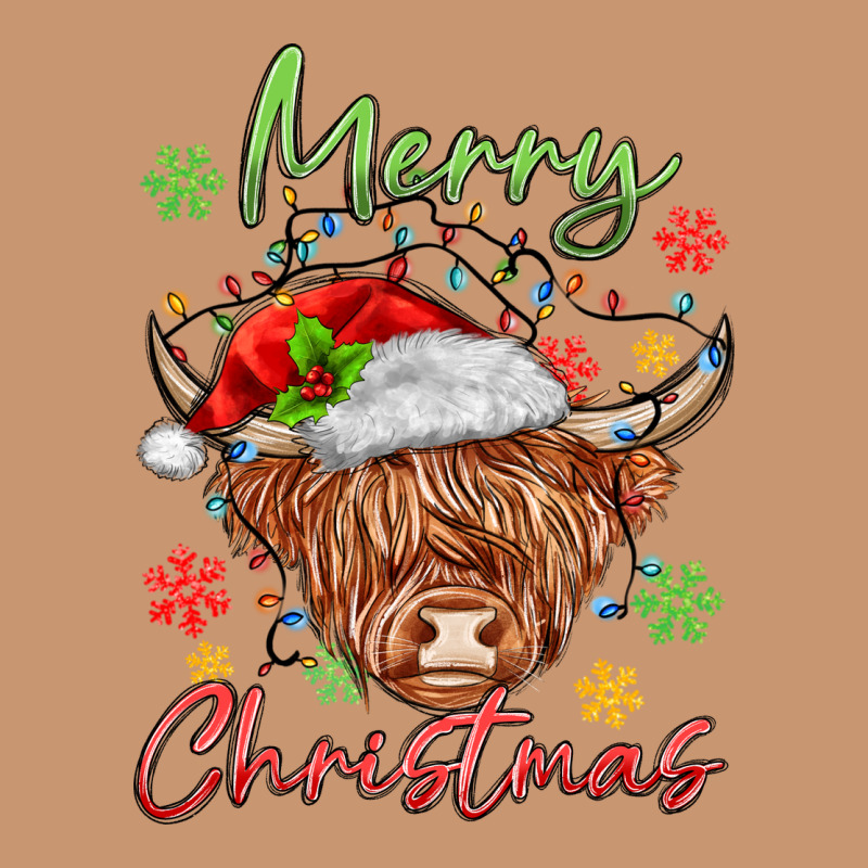 Merry Christmas Cow Heavyweight Hoodie by MaliasSmallBusiness | Teevron