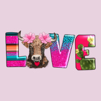 Love With Braunvieh Cow Ladies Tee | Teevron
