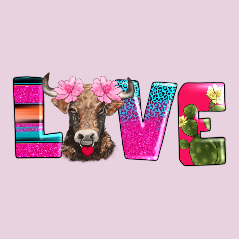 Love With Braunvieh Cow Ladies Tee by AdoDesignShop | Teevron