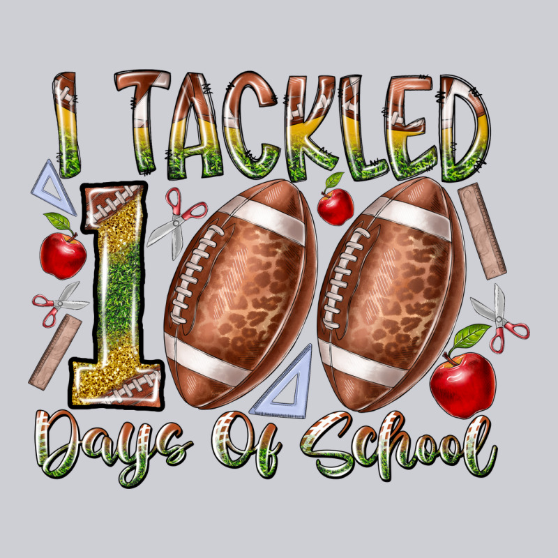 I Tackled 100 Days Of School Heavyweight Sweatshirt by RacoonDesign | Teevron