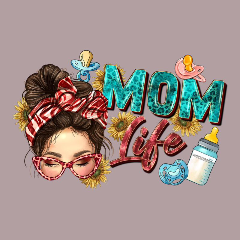 Mom Life Vintage Hoodie by Zillion Design Studio | Teevron