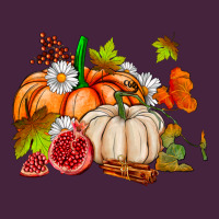 Pumpkins Daisies And Fall Leaf's Ado Long Sleeve Tee | Teevron