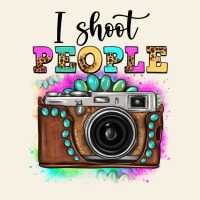 I Shoot People Tie Dye Gemstone Vintage Camera Vintage Tee | Teevron