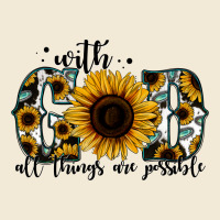 With God All Things Are Possible Sunflower Premium Hoodie | Teevron