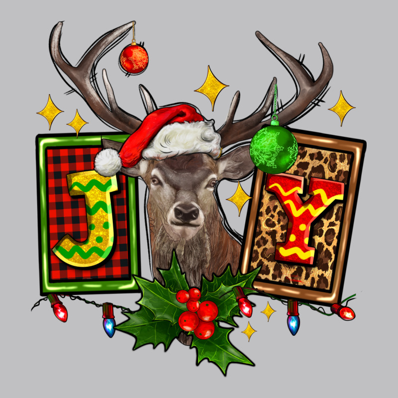 Joy With Reindeer Ado Long Sleeve Tee by AdoDesignShop | Teevron