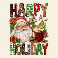Happy Holiday Santa Claus Christmas Vintage Tee | Teevron