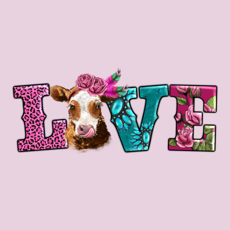Love With Guernsey Cow Ladies Tee by AdoDesignShop | Teevron