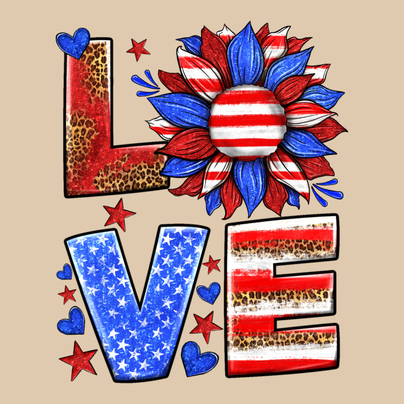 Love America Sunflower Heavyweight Sweatshirt by HRA Design Shop | Teevron