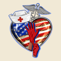 Patriotic Nurse Love Premium Tee | Teevron