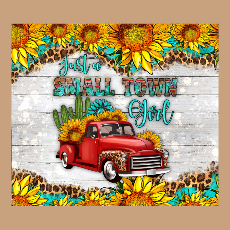 Just A Small Town Girl With Car Vintage Tee by HRA Design Shop | Teevron