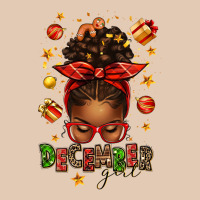 December Girl Christmas Afro Messy Bun Urban Hoodie | Teevron